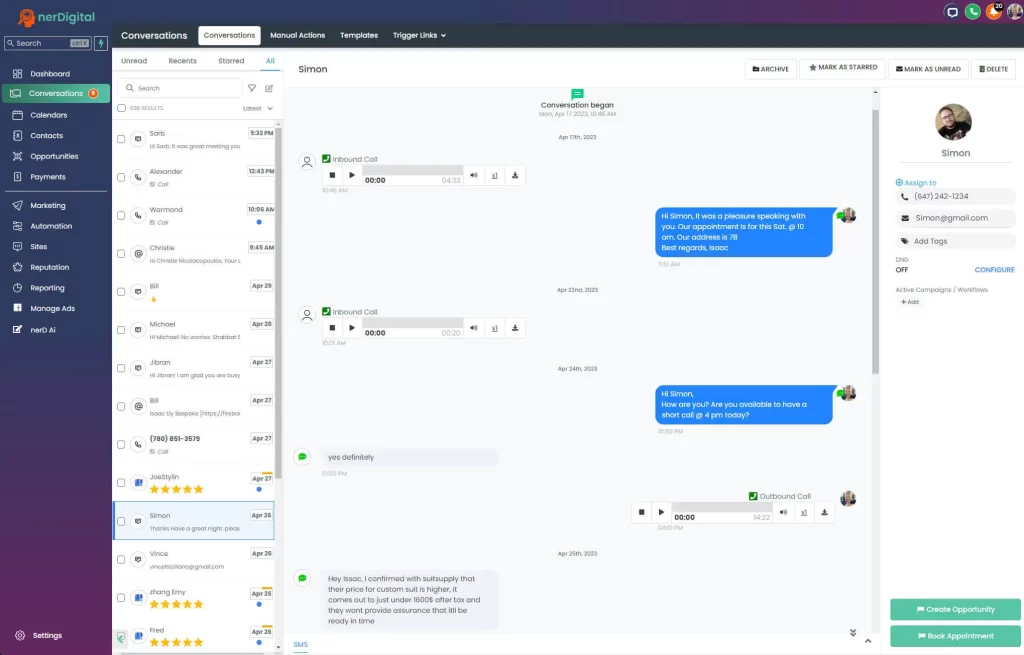 nerDigital All-in-One Business Growth CRM Omnichannel Inbox